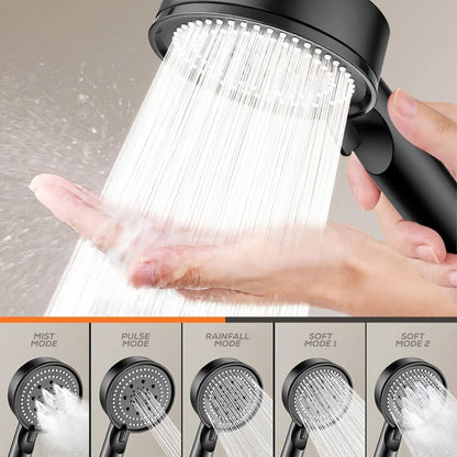 5 Functions High Pressure Hand Shower